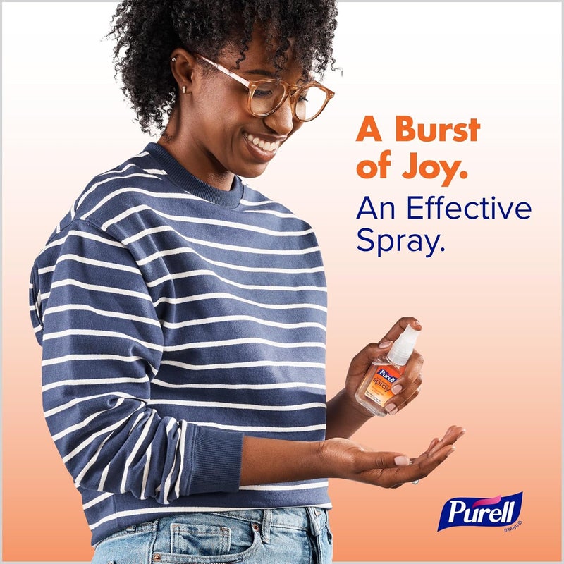 Purell رذاذ مطهر لليدين، معزّز بزيوت أساسية، برائحة اليوسفي والكمثرى، 2 أونصة سائلة زجاجة مضخة بحجم السفر (عبوة من 6) – 2025-04-EC - Image 3